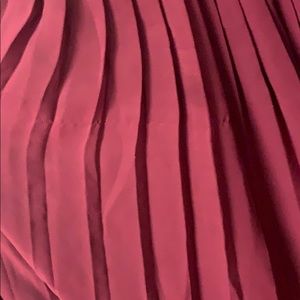 Pinkblush Dresses - Pinkblush Burgundy Pleated Chiffon Maxi Dress Pinkblush Dresses - Pinkblush Burgundy Pleated Chiffon Maxi Dress